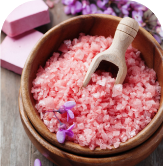 Himalayan Pink Salt Exfoliator - natural exfoliant
